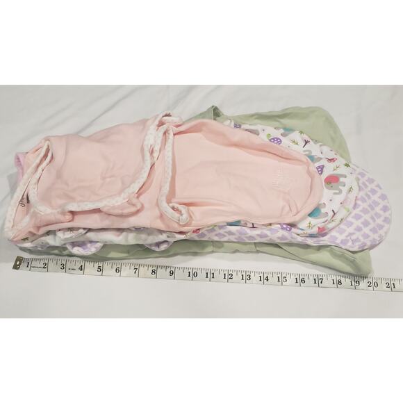 Little Me Swaddle Me Baby Comfort Soft Warm Sleep Sack Velcro Blankets Bundle - Picture 4 of 5